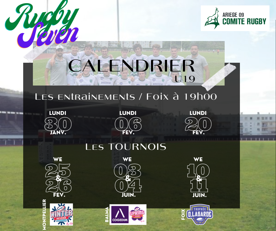 Illustration de Le Comité prépare la sélection U19 Sevens