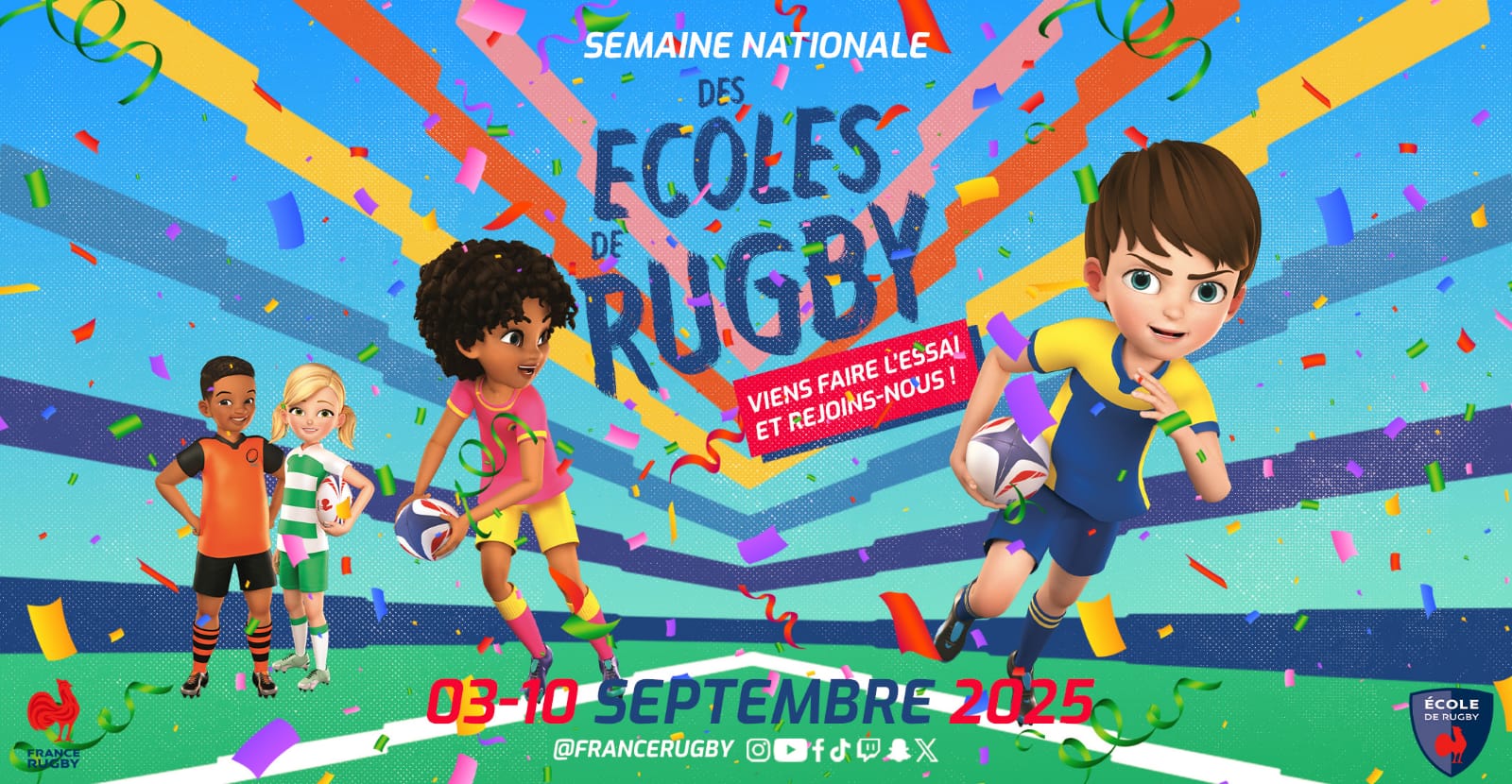 Illustration de Semaine nationale des Ecoles de Rugby