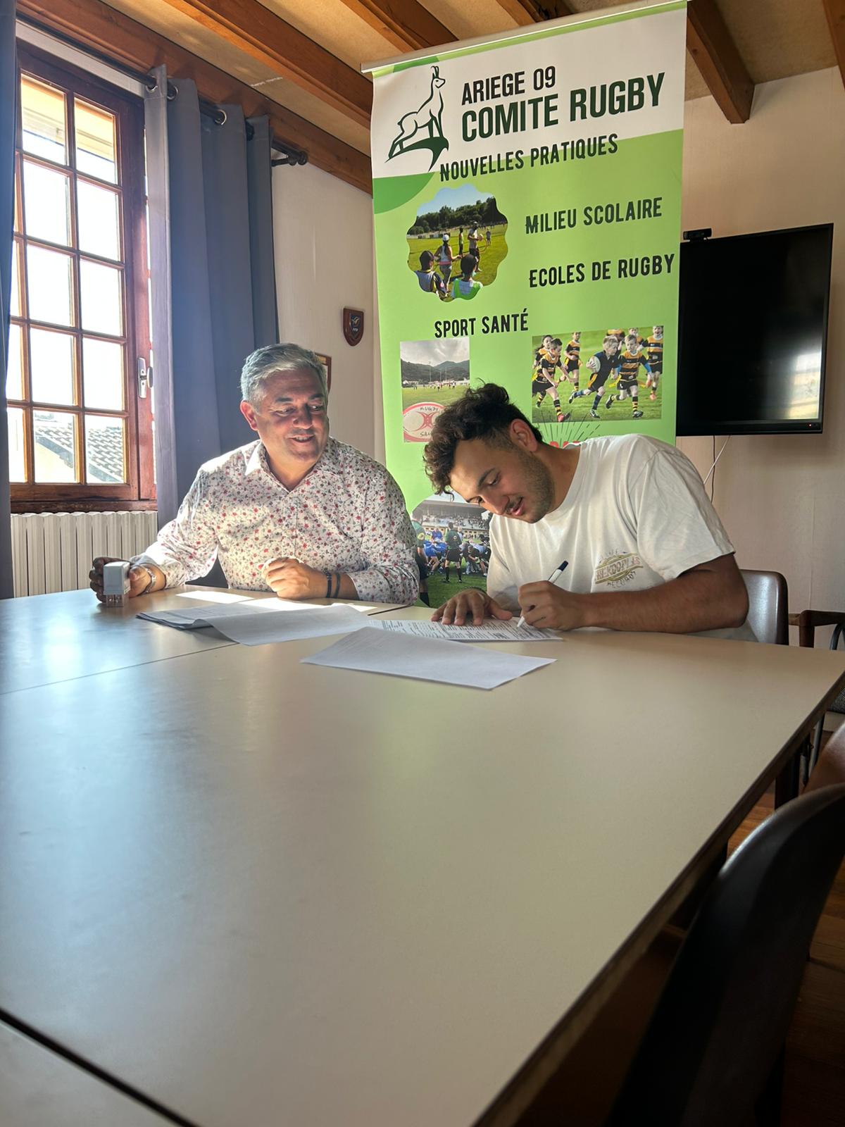 Illustration de Bienvenue à Axel CHARRIE, nouvel alternant au sein du Comité départemental de l’Ariège