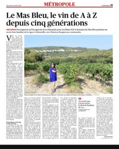 Partenariat : Le Mas Bleu à l’honneur dans La Provence