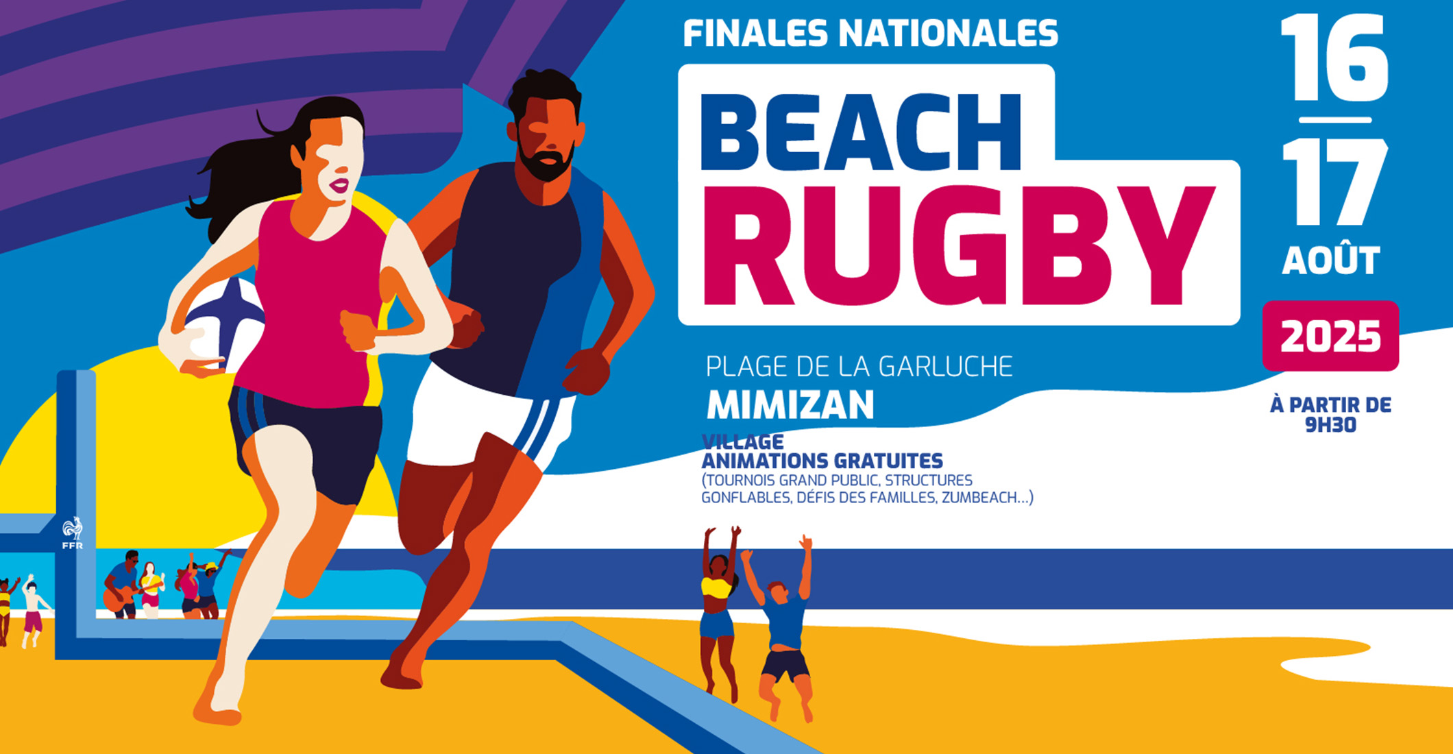 Illustration de Finales Nationales de Beach Rugby 2025 