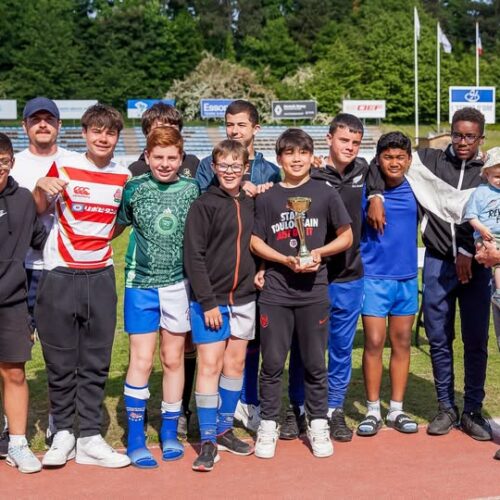 Illustration de La sélection M13 du CD91 au Tournoi Lapéze de Massy les 17&18 Mai 2025 . Retrouvez les sélections M14,M13,F15, leurs résultats dans les tournois départementaux des 10&11 Mai dans la rubrique : jouer au rugby/sélections