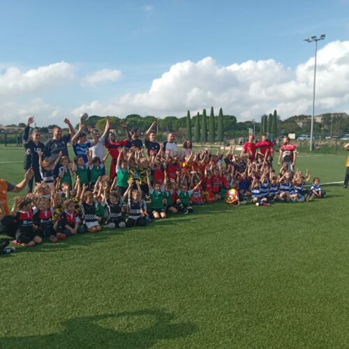 Illustration de Formation baby rugby