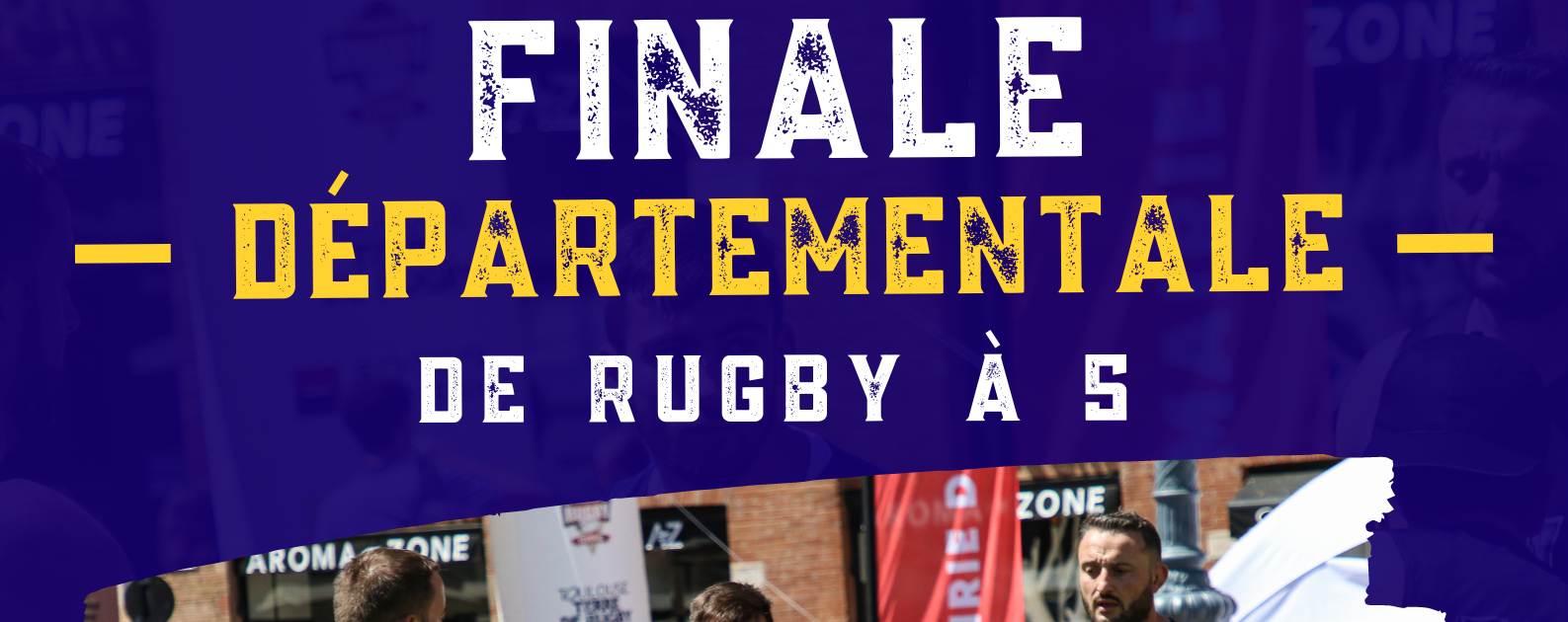 Illustration de RUGBY A 5 : FINALES DEPARTEMENTALES