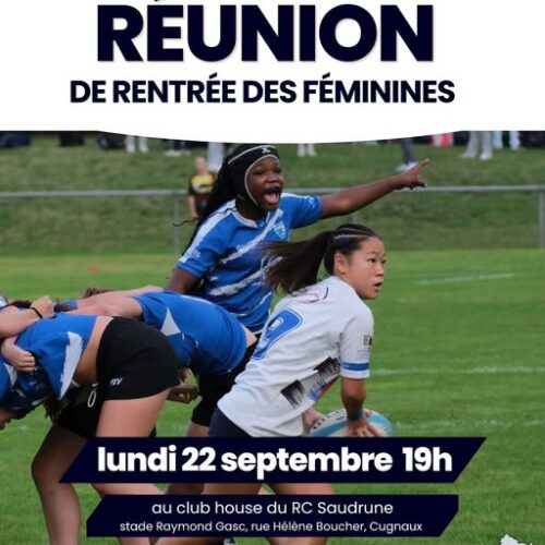 Illustration de Réunion de rentrée des Féminines