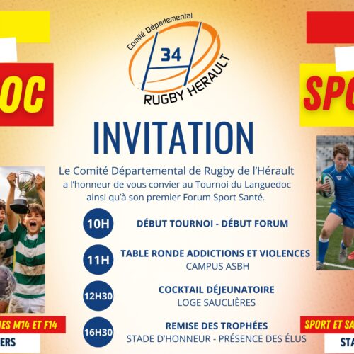 Illustration de TOURNOI DU LANGUEDOC – FORUM SPORT SANTE