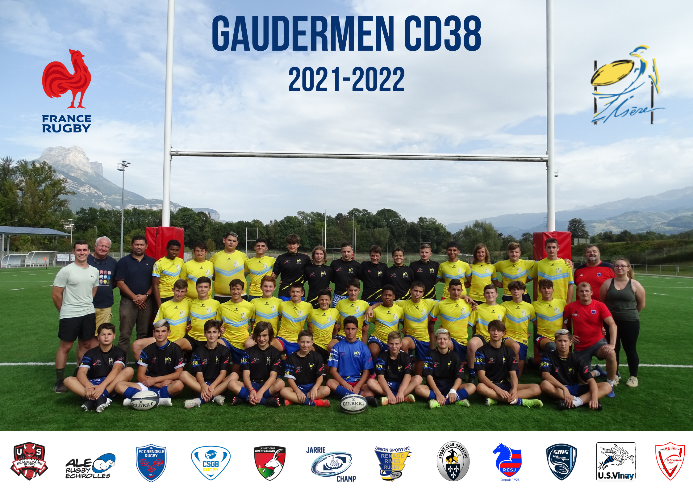 Illustration de La photo officielle de notre équipe Gaudermen CD38