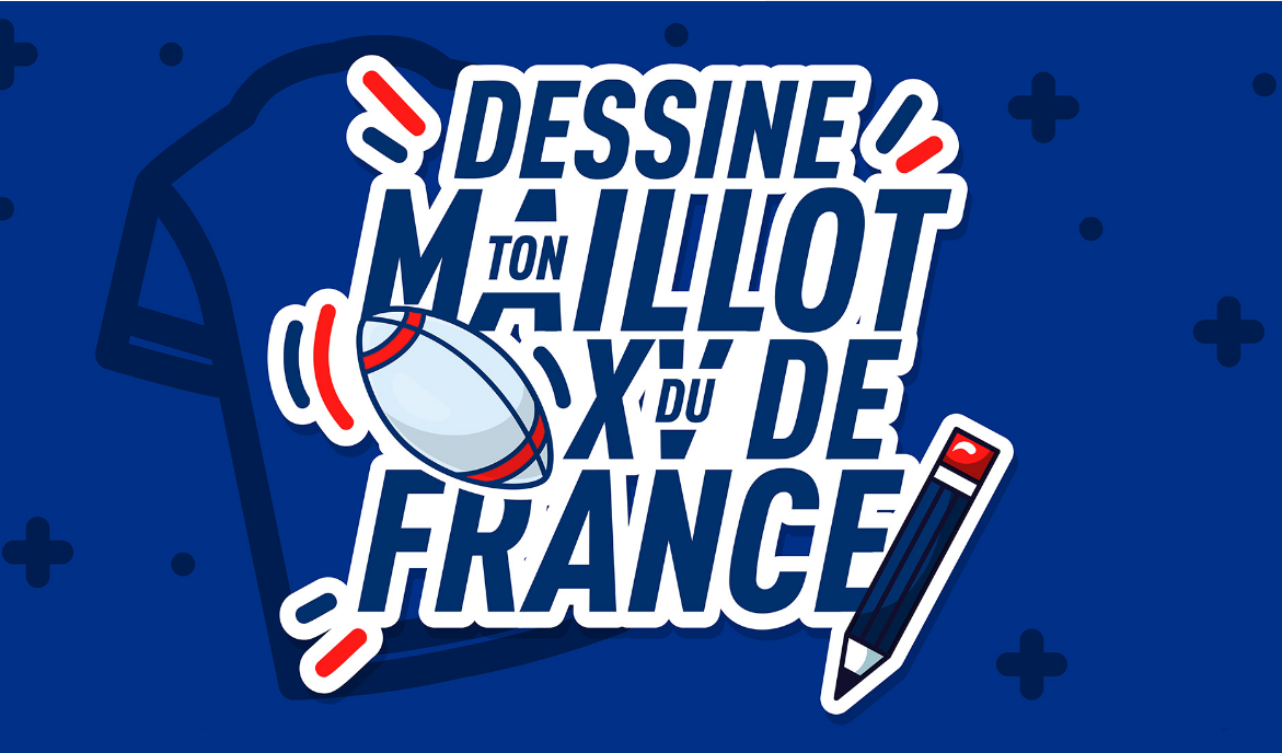 Illustration de Dessine ton maillot du XV de France : Le gagnant dévoilé !