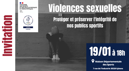 Illustration de Soirée d’échange et de partage autour des violences sexuelles dans le sport