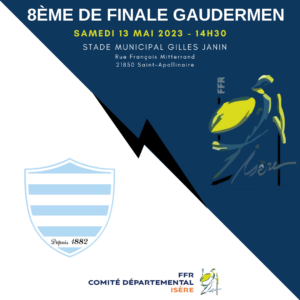 8ème de finale Gaudermen CD38 13/05