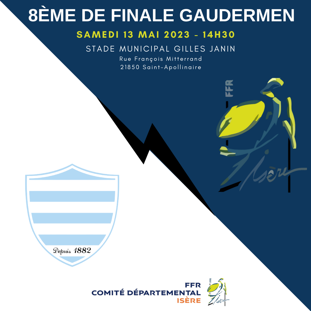 Illustration de 8ème de finale Gaudermen CD38 13/05