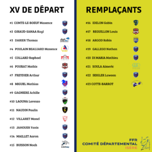 Compo 8ème de finale Gaudermen