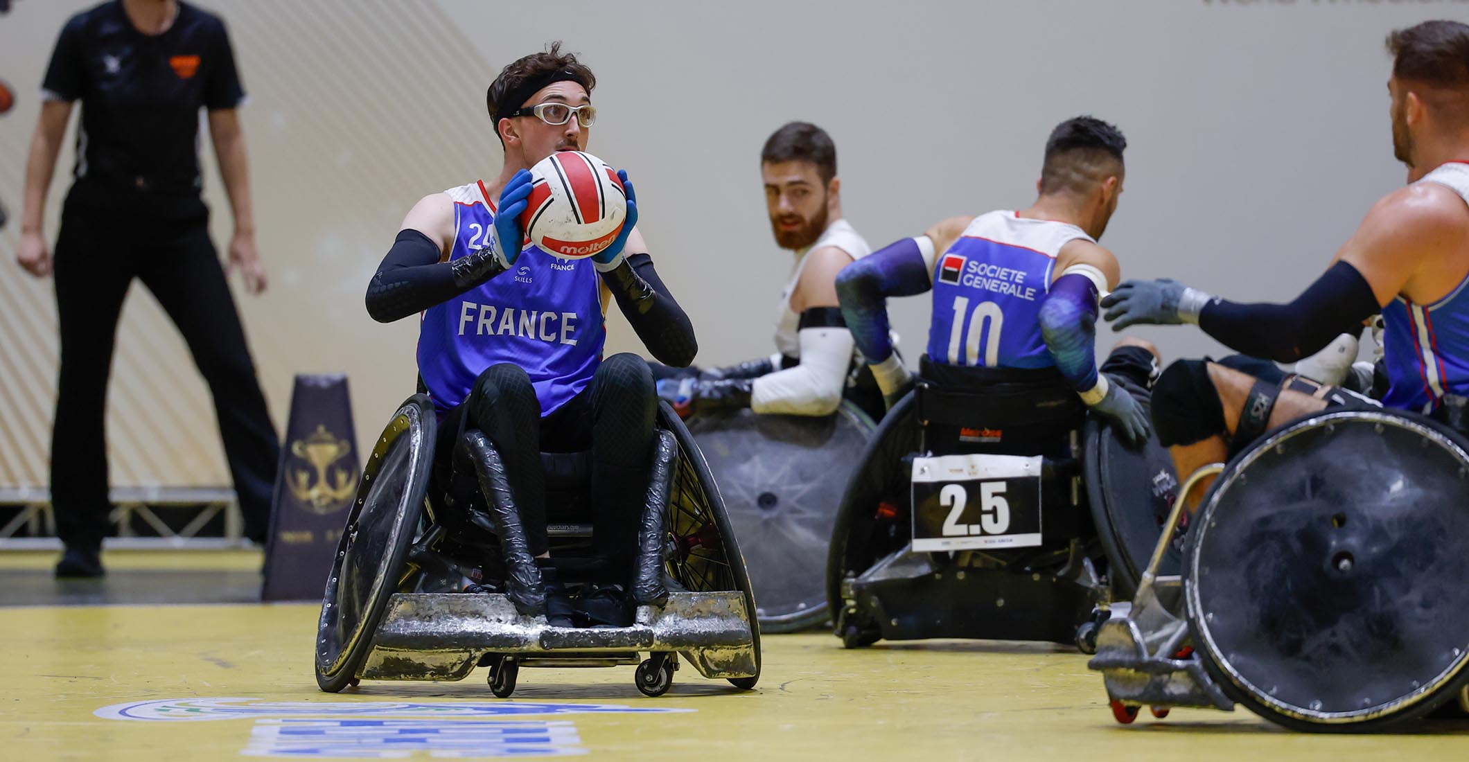 Illustration de Rugby fauteuil : Championnat du monde