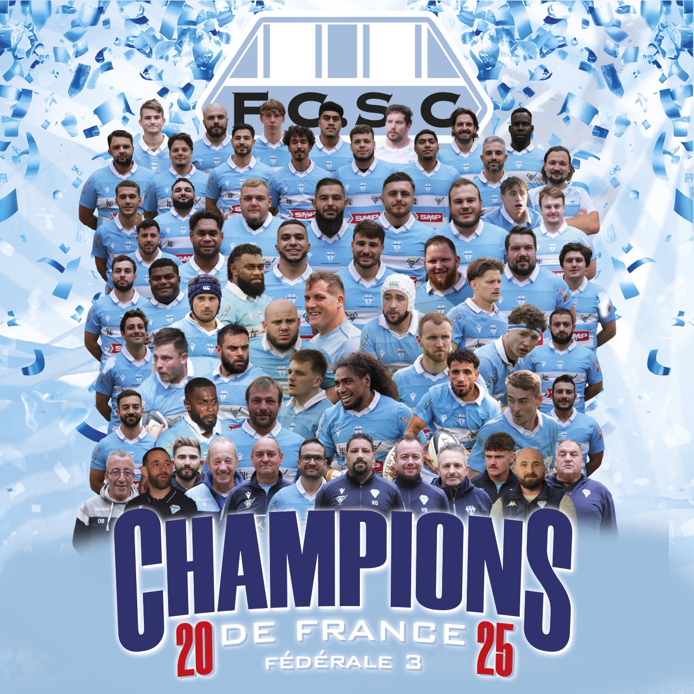 Illustration de FC Saint Claude – Champion de France 2025 – Fédérale 3