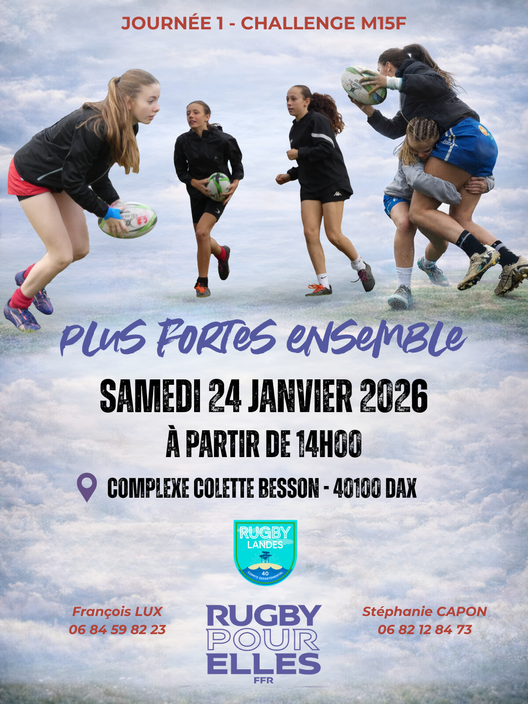 Illustration de RUGBY POUR ELLES