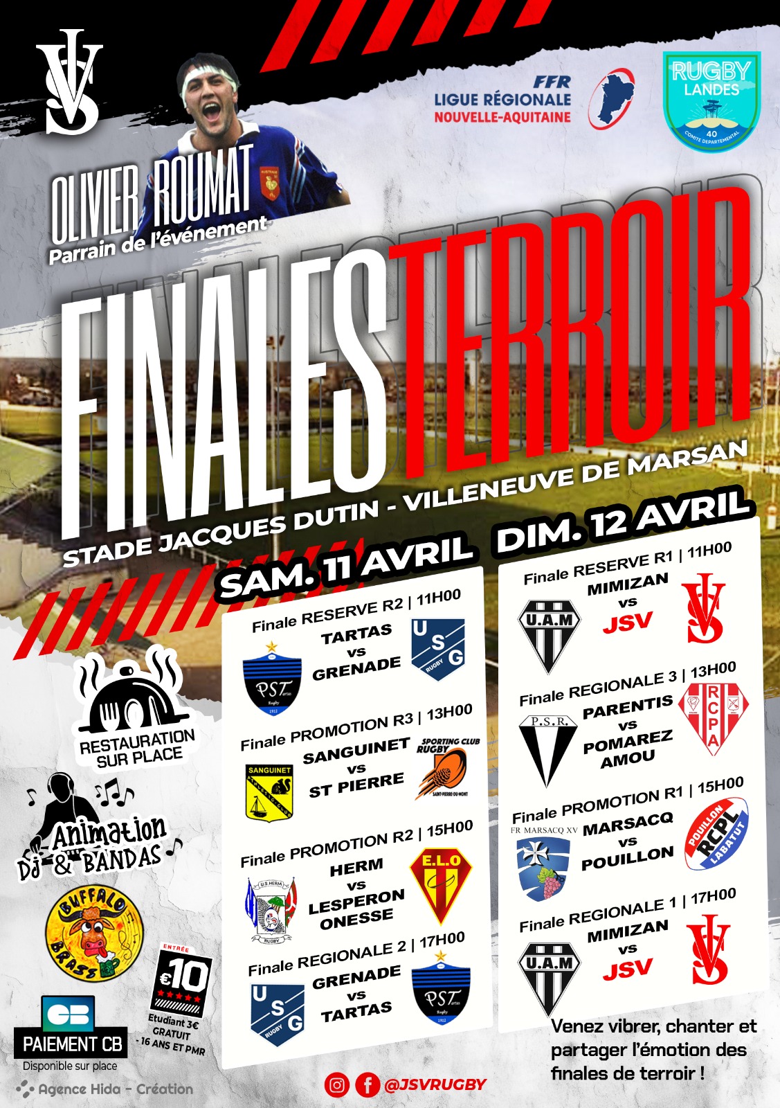 Illustration de Les Finales du Terroir font vibrer Villeneuve-de-Marsan !