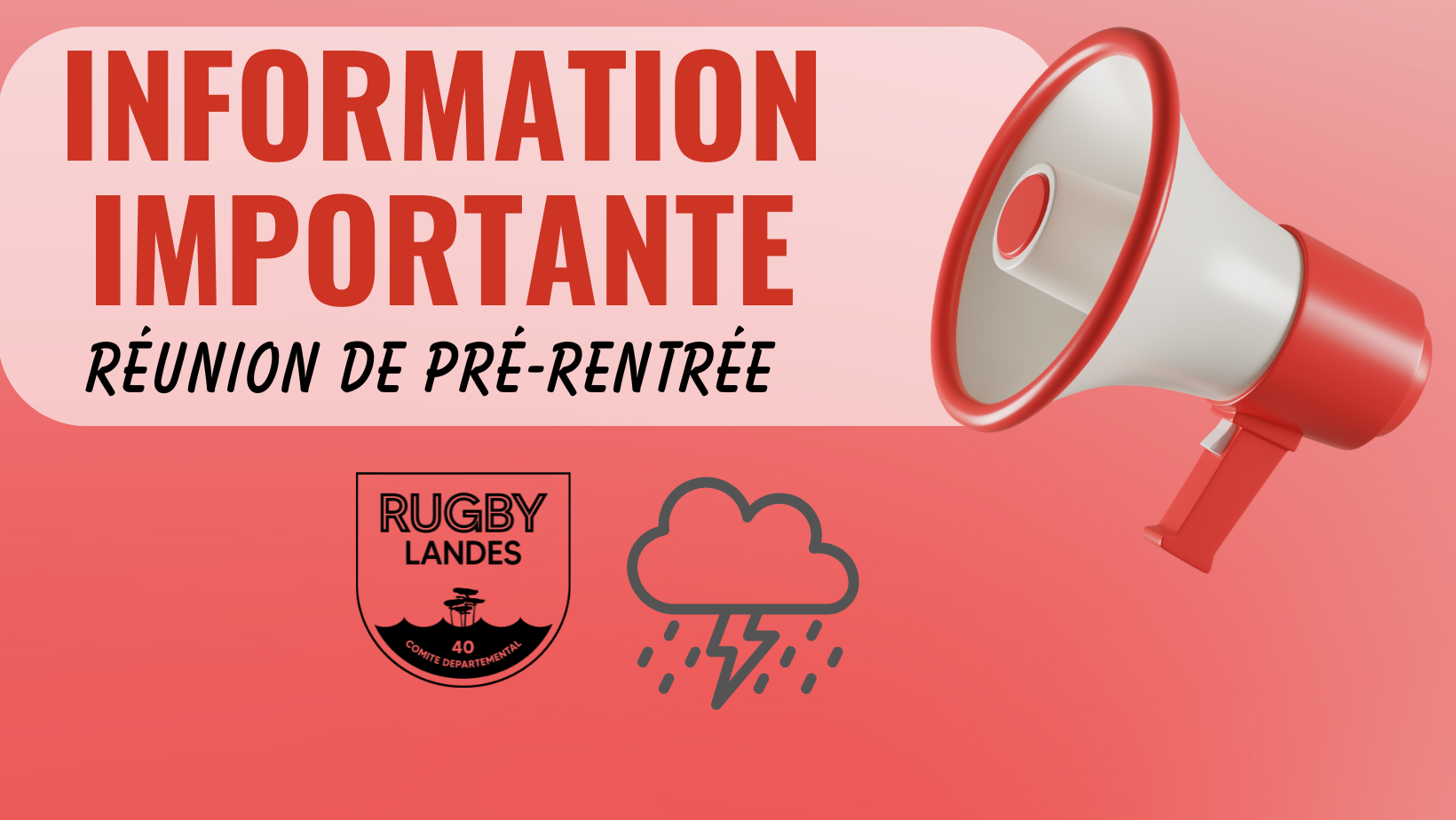 Illustration de Réunion de pré-rentrée REPORTÉE