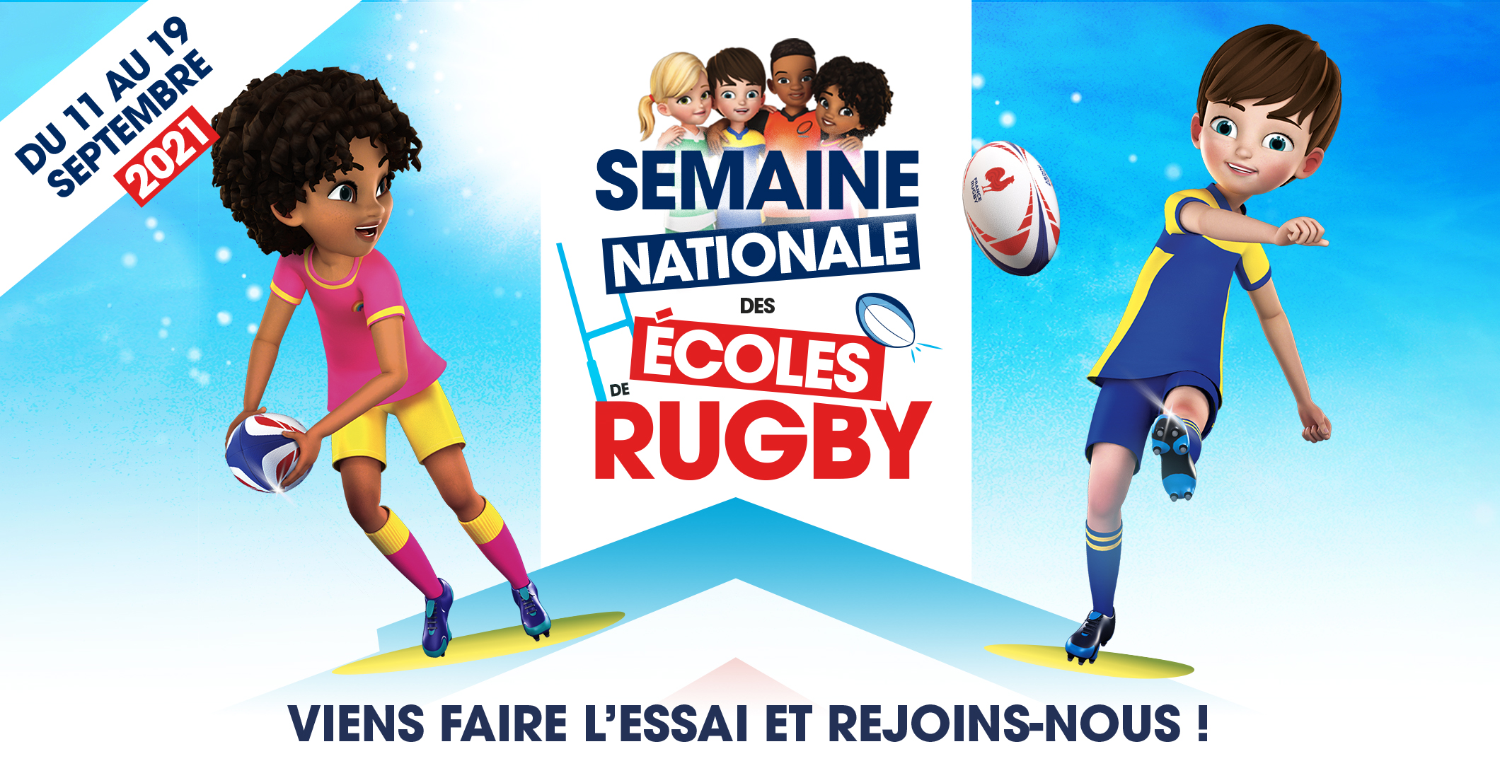 Illustration de Semaine Nationale des Écoles de Rugby : Trouvez un club près de chez vous !