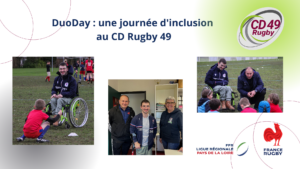 DuoDay : une journée d’inclusion au CD Rugby 49