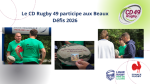 Le CD Rugby 49 participe aux Beaux Défis 2026