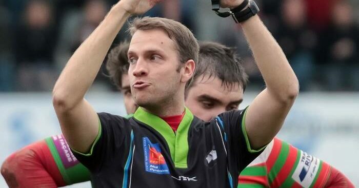 Illustration de Jérémie Bergon, arbitre réunionnais, désigné pour les demi-finales du championnat malgache de rugby