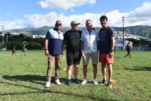 Xavier Garbajosa et Christian Califano à la Réunion