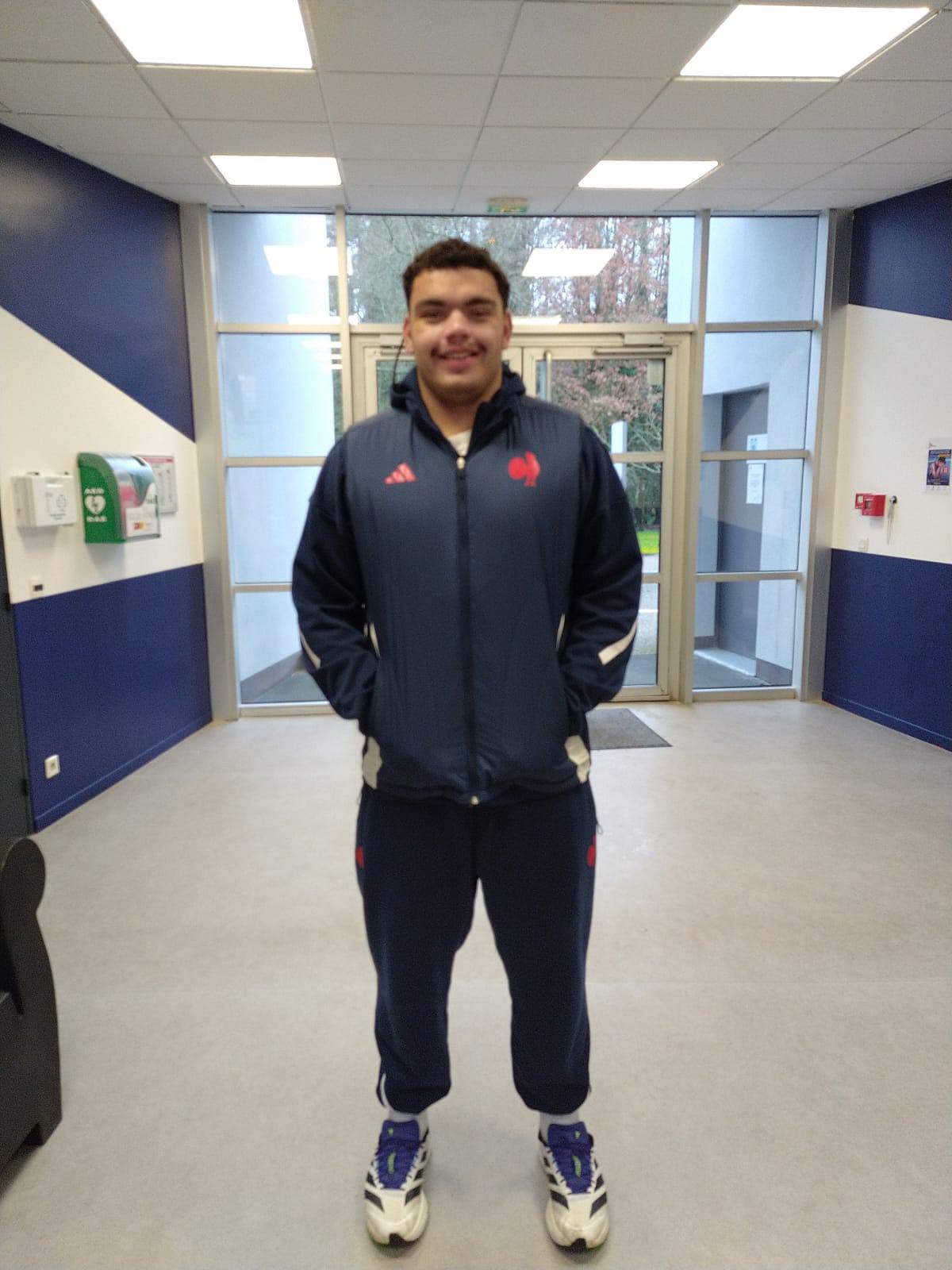 Illustration de Maël Turpin titulaire face aux Italiens