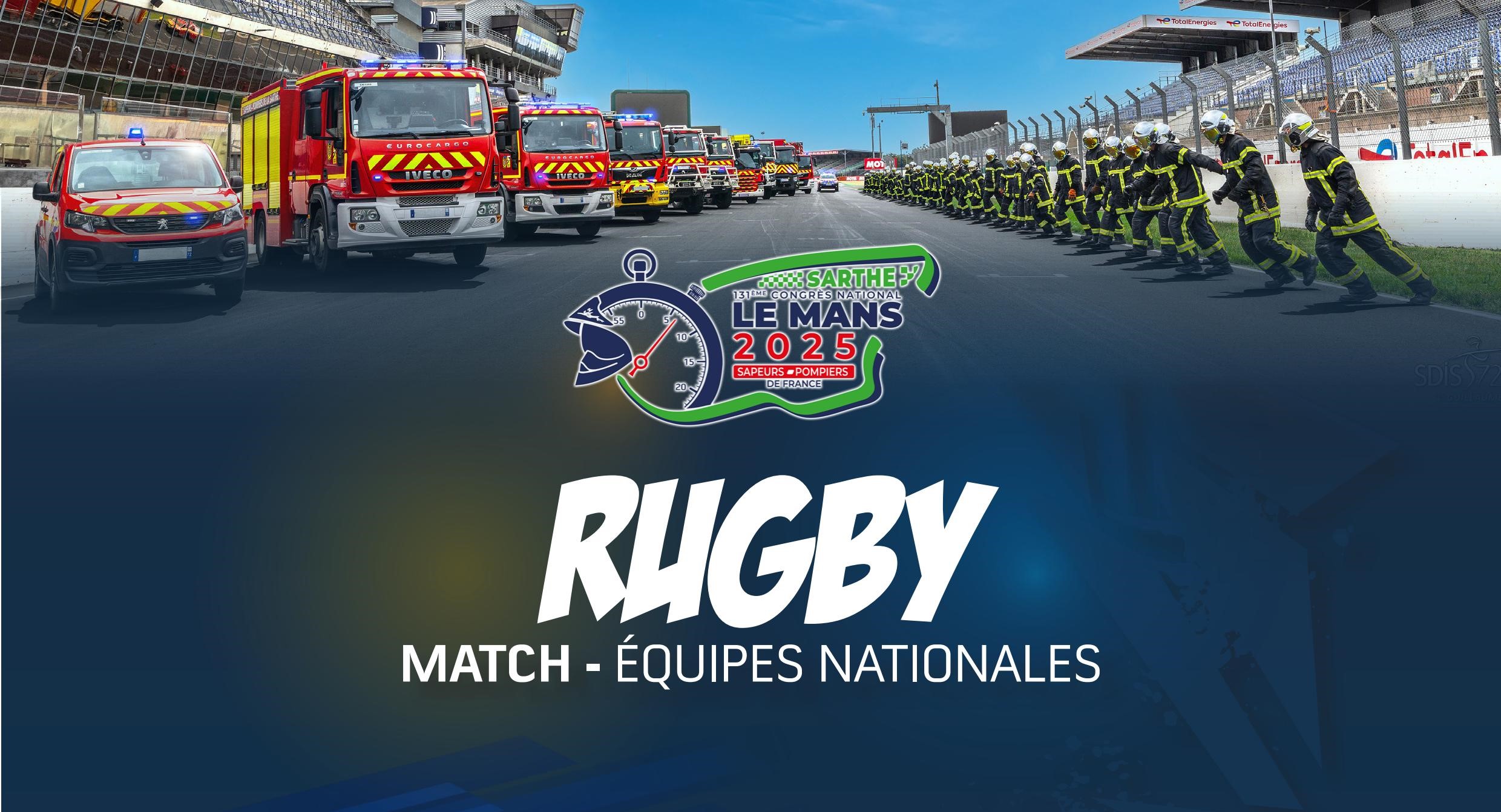 Illustration de 🏉 Match rugby – Sapeurs Pompiers VS Pompiers de Paris 🏉