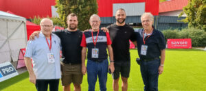 Visite de joueurs du FCG et du LOU à la Foire de Savoie