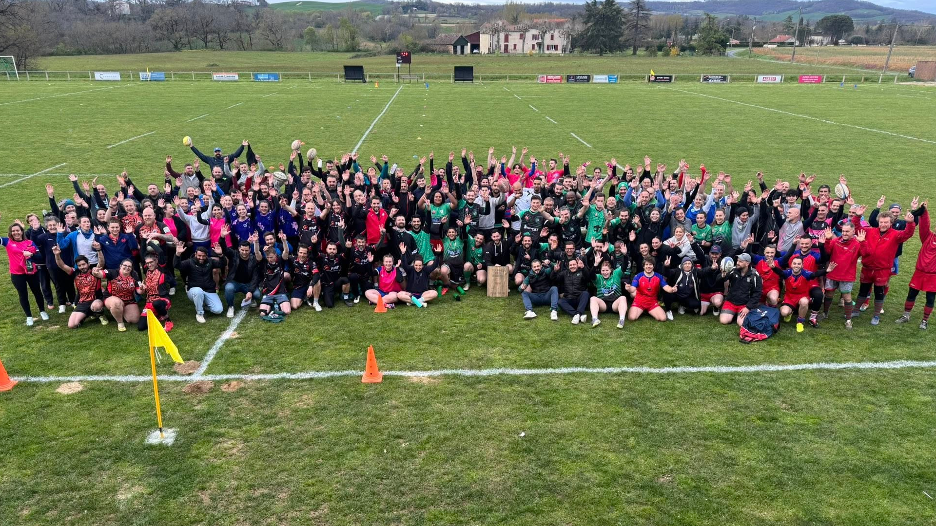 Illustration de Rugby Loisir à 5 : belle édition pour le tournoi des Bridous !