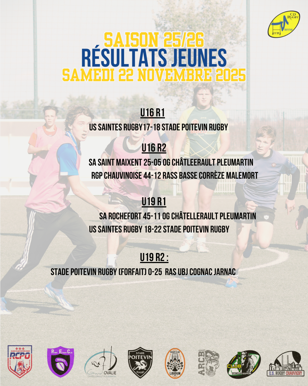 Illustration de Résultats 22 et 23 Novembre