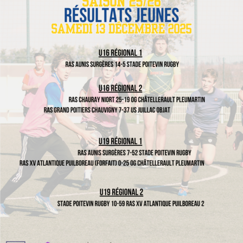 Illustration de Résultats week-end du 13 et 14 Décembre