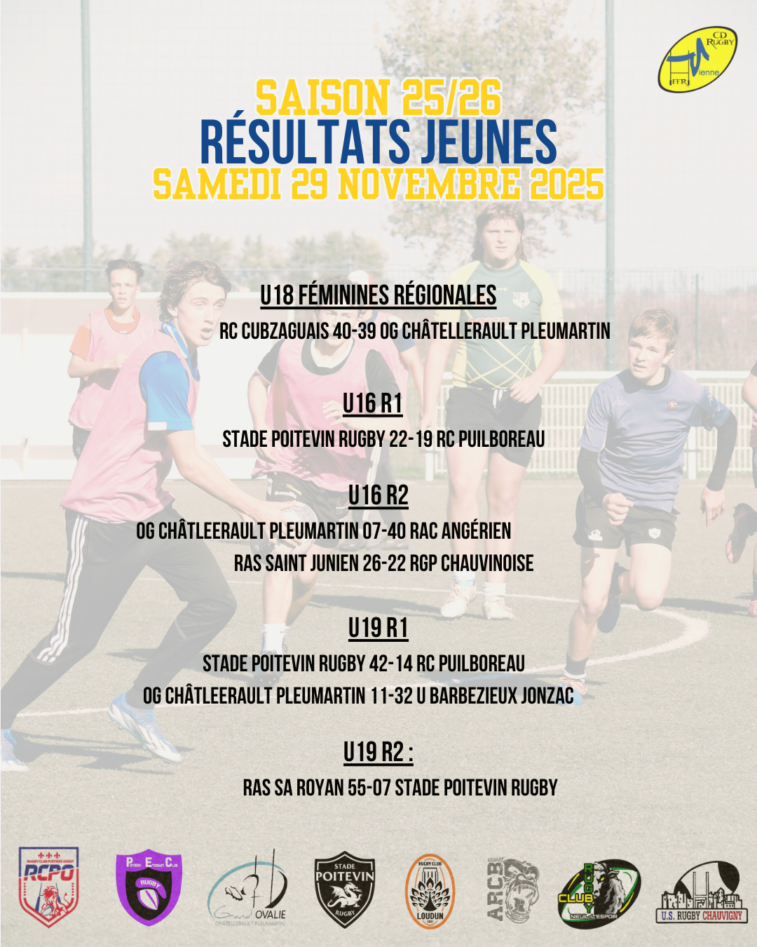 Illustration de Résultats 29 et 30 Novembre 2025