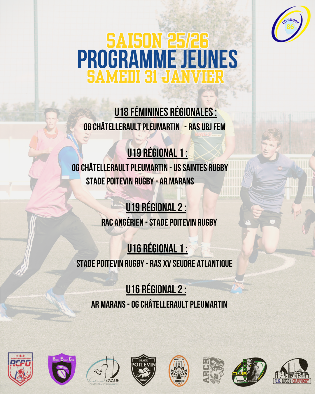 Illustration de Programme du week-end du 31 Janvier et 01 Février