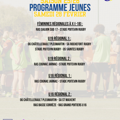 Illustration de Programme du week-end 28 Février et 01 Mars