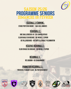 Programme Dimanche 08 Février 2026