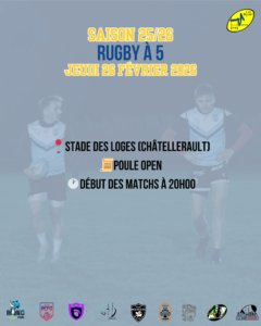 Reprise des tournois du Tape M’en Cinq