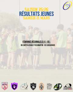 Programme du week-end 21 et 22 Mars 2026